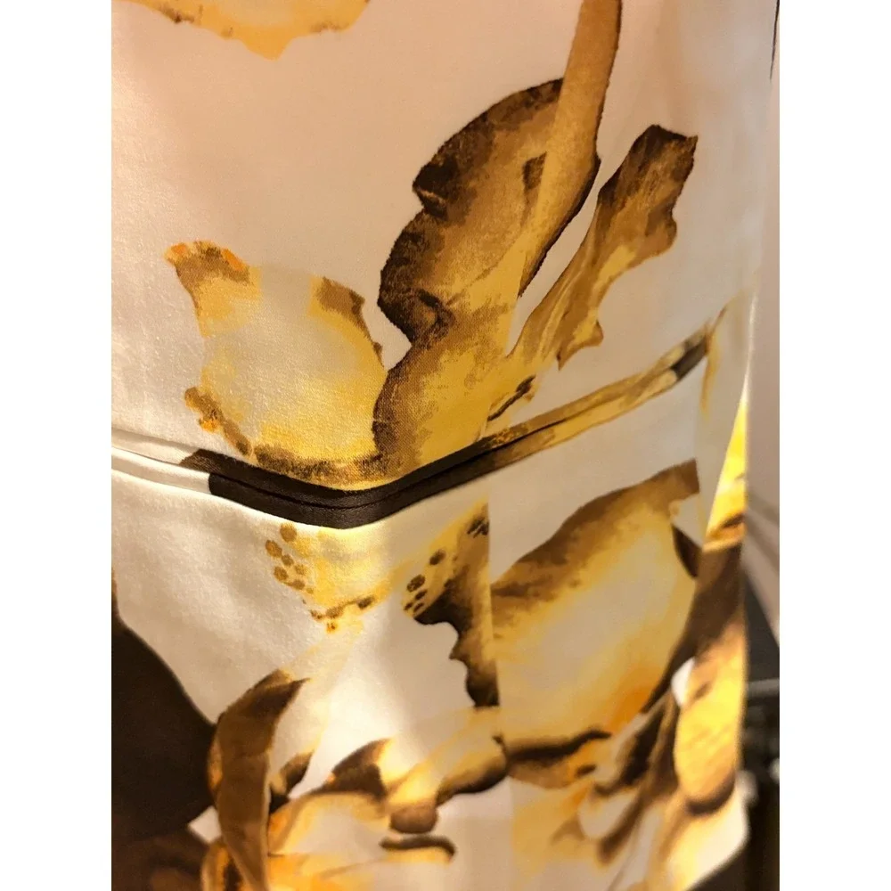 J Ferrar - Slim Fit, Ultra Comfort, Yellow Floral  Jacket Design 42 LNG